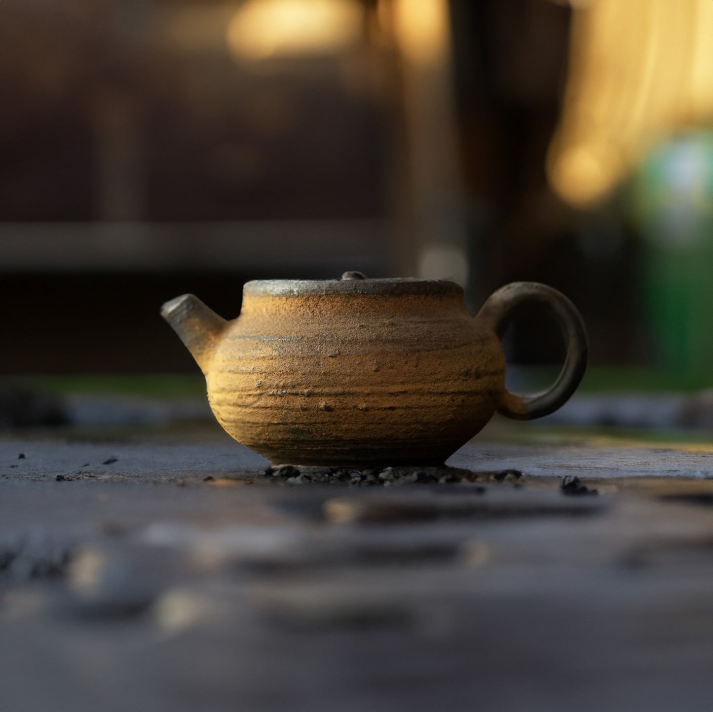 Unglazed Clay Teapot