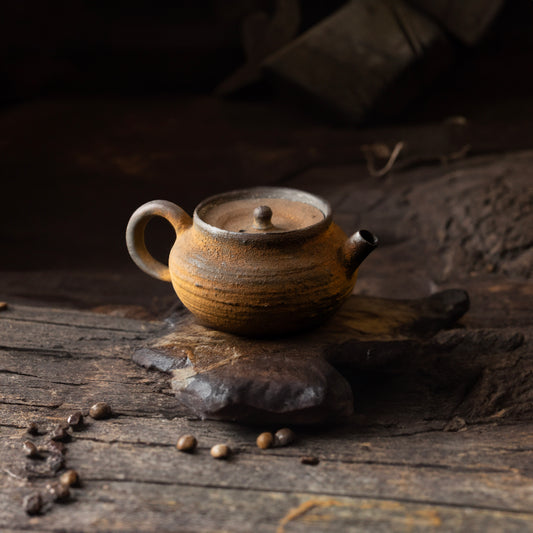 Unglazed Clay Teapot