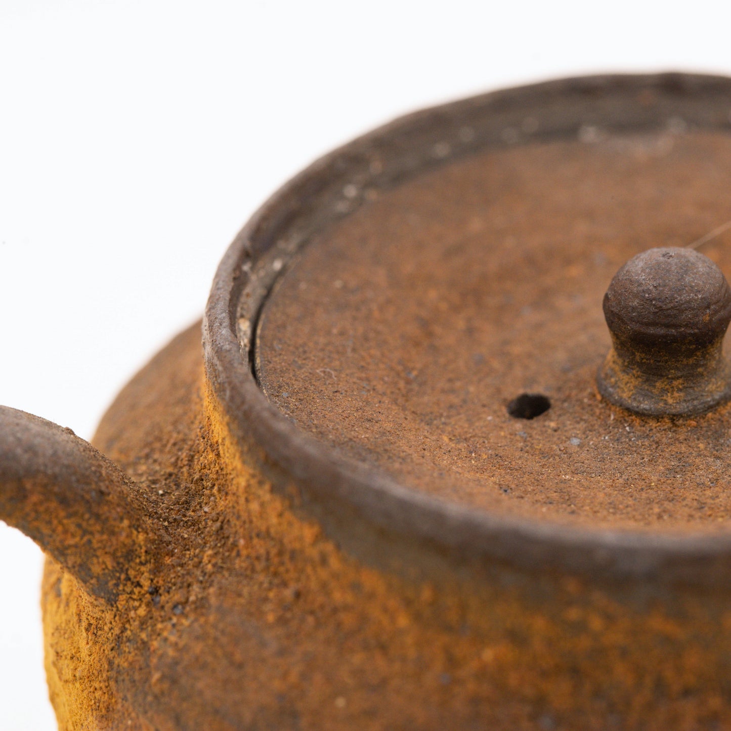 Unglazed Clay Teapot