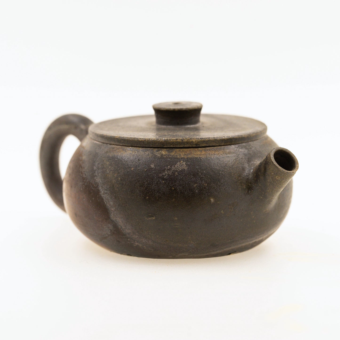 Wood-Fired Teapot Unglazed Handmade Fine Pottery Naturally Patinated Gong Fu tea