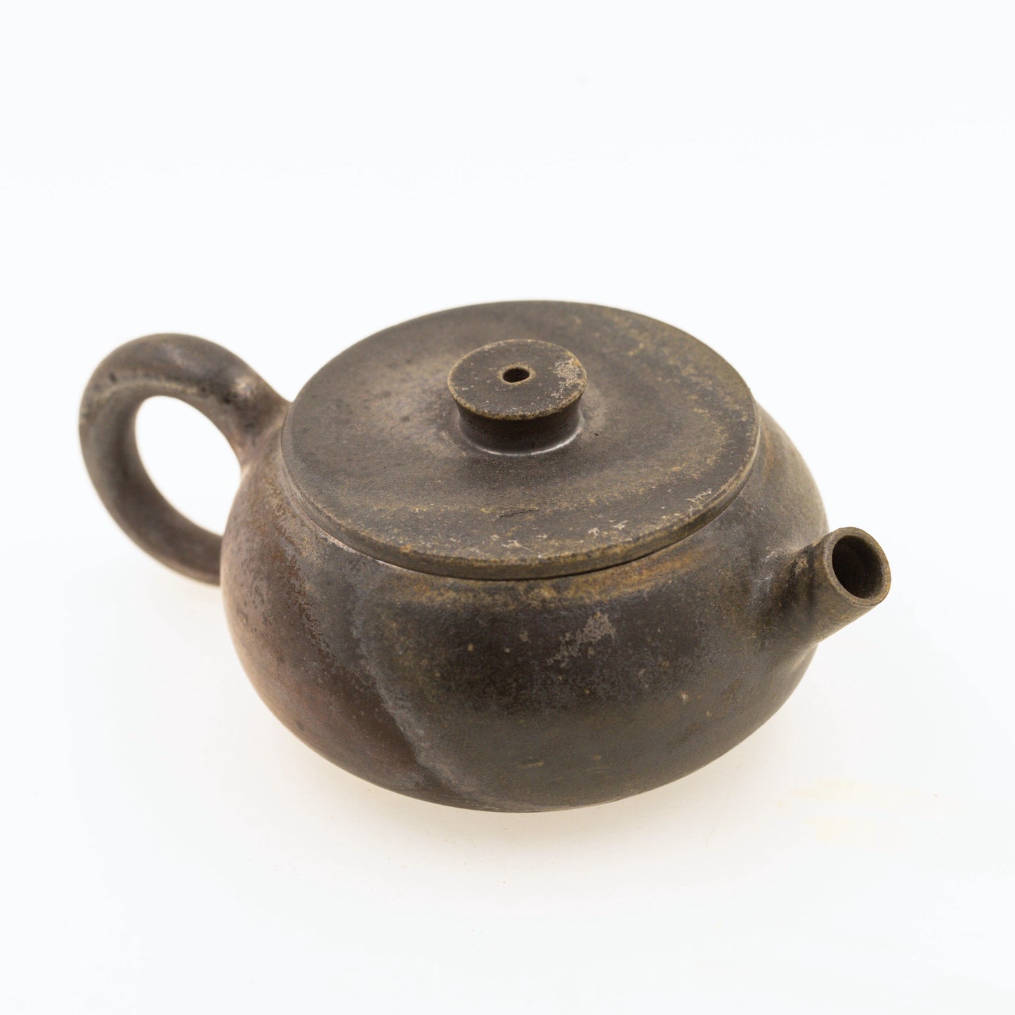 Wood-Fired Teapot Unglazed Handmade Fine Pottery Naturally Patinated Gong Fu tea