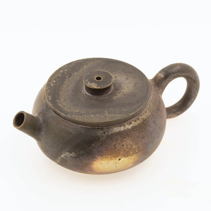 Wood-Fired Teapot Unglazed Handmade Fine Pottery Naturally Patinated Gong Fu tea