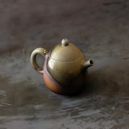 Teapot Wood Fired Teapot Fine Clay Pine Wood Charcoal Firing