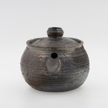 Teapot With Naturally Ash-Glazed Surface