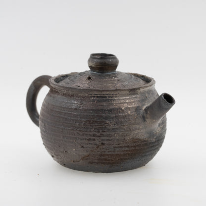 Teapot With Naturally Ash-Glazed Surface