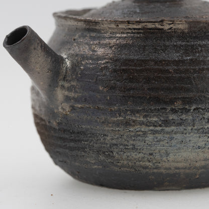 Teapot With Naturally Ash-Glazed Surface