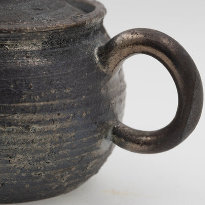 Teapot With Naturally Ash-Glazed Surface