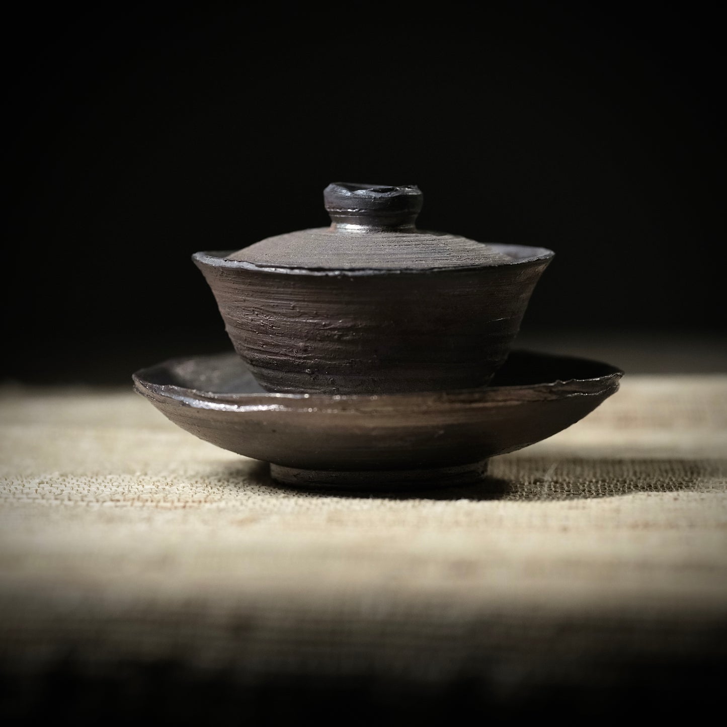 Black Lid Teapot